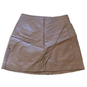 Free People • Polyurethane • Wrap • Mini • Skirt • 0 •